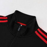 23-24 Man Utd Black Jacket Tracksuit #03