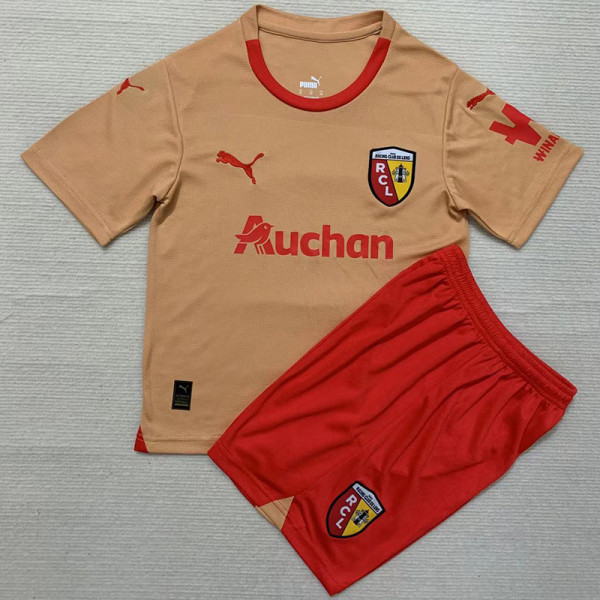 23-24 RC Lens UCL Edition Kids Soccer Jersey
