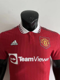 22-23 Man Utd Home Player Version Soccer Jersey