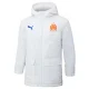 24-25 Marseille White Hooded Windbreaker Fabric Cotton Coat #G246(橙标)