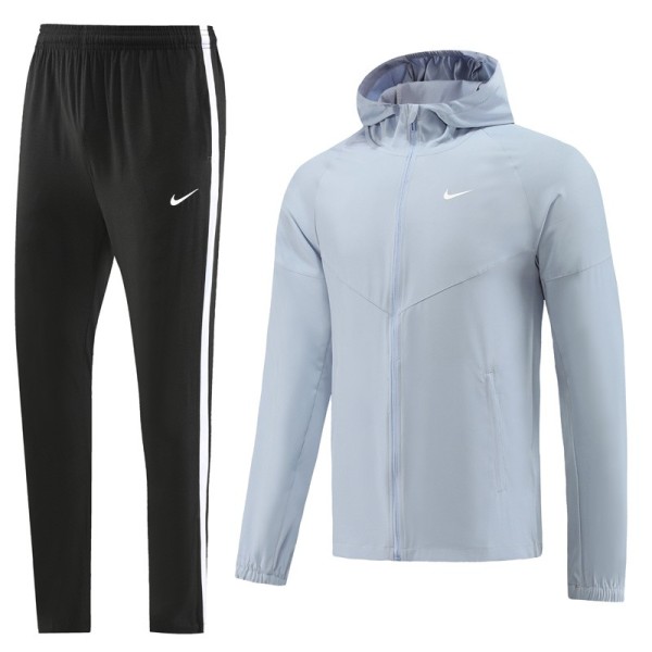 23-24 NK Grey Hoodie Jacket Tracksuit #NF01