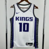 22-23 Kings DEROZAN #10 White Top Quality Hot Pressing NBA Jersey