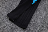 2023 Al-Nassr Blue Black Kids Half Pull Tracksuit (童装) (半拉链)