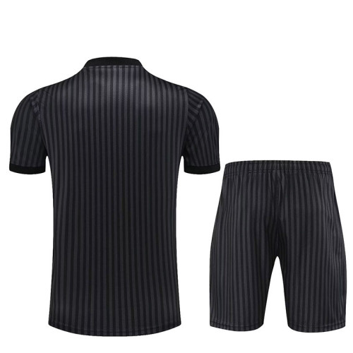 2023 Man Utd Casual Classic Black Training Short Suit