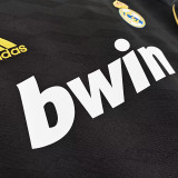2011-2012 RMA Away Black Retro Soccer Jersey