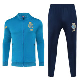 23-24 Porto Lake Blue Jacket Tracksuit