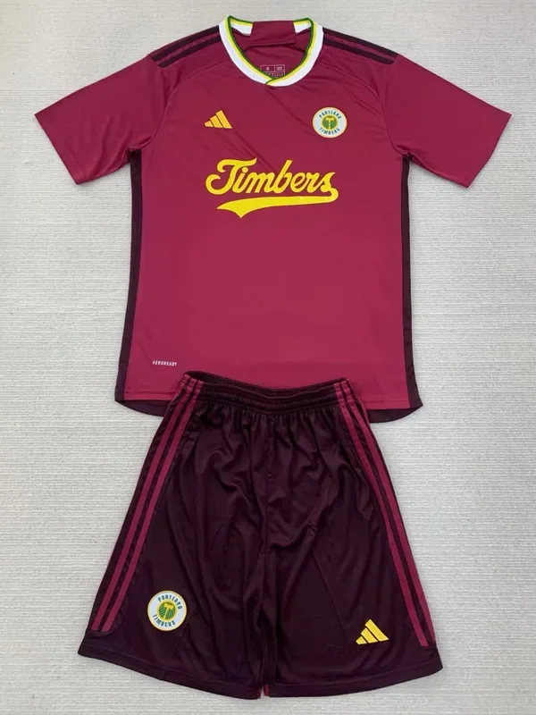 24-25 Portland Timbers Third Kids Soccer Jersey