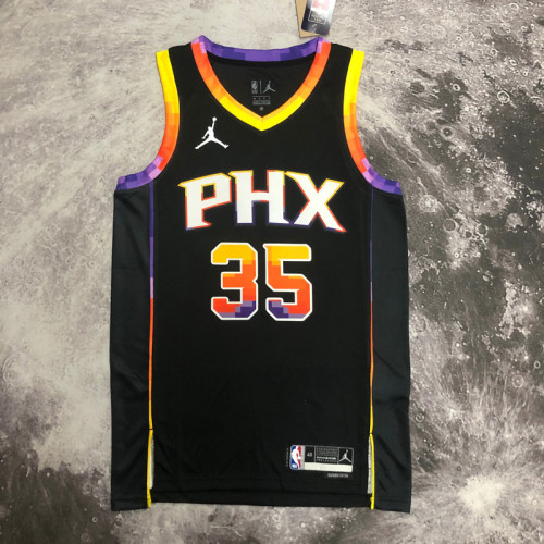 22-23 SUNS DURANT #35 Black Top Quality Hot Pressing NBA Jersey(Trapeze Edition)