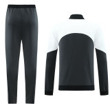 23-24 AD Black Grey Jacket Tracksuit #AJ15
