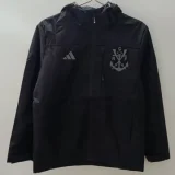 24-25 Flamengo Black Windbreaker