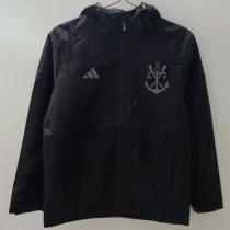 24-25 Flamengo Black Windbreaker