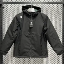 2024 Descente Thickened warm Black Outdoor Jackets #F12加绒冲锋衣