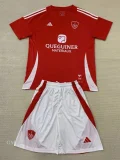 24-25 Stade Brestois Home Kids Soccer Jersey
