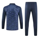 24-25 BAR Royal blue Kids Half Pull Tracksuit (童装)(半拉链)