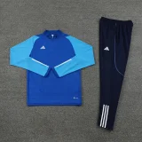 2024 AD Fancy Blue Kids Half Pull Tracksuit #AB05 (童装) (半拉链)