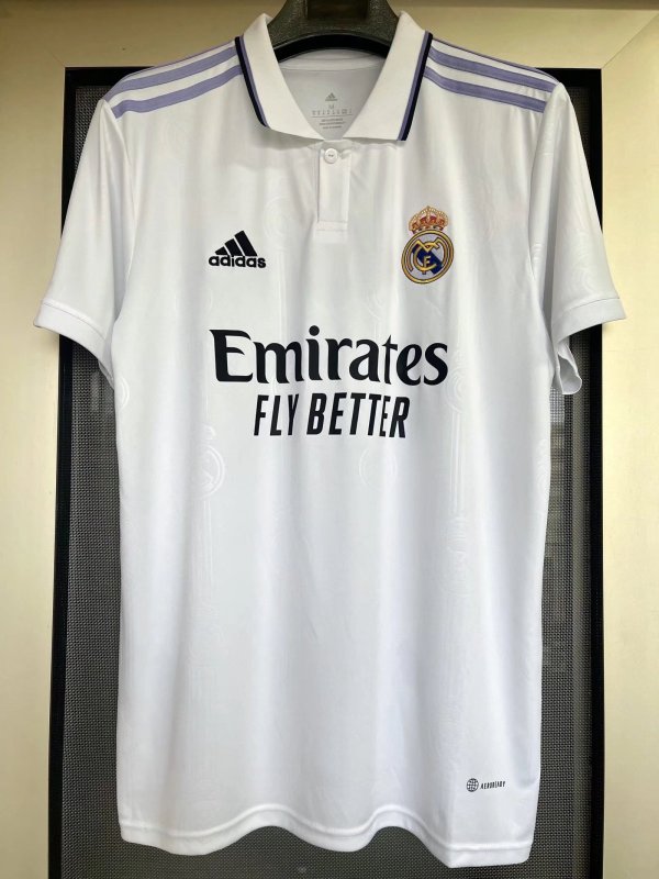 22-23 RMA Home 1:1 Fans Soccer Jersey