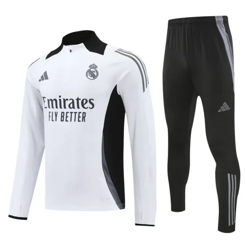 24-25 RMA White Half Pull Tracksuit (半拉链)