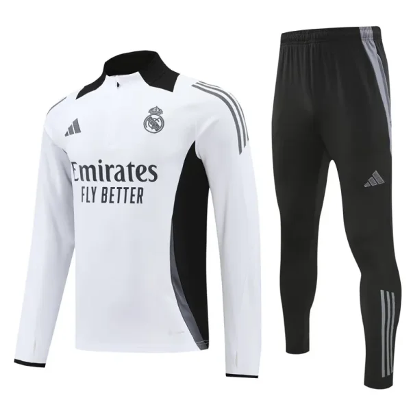 24-25 RMA White Half Pull Tracksuit (半拉链)