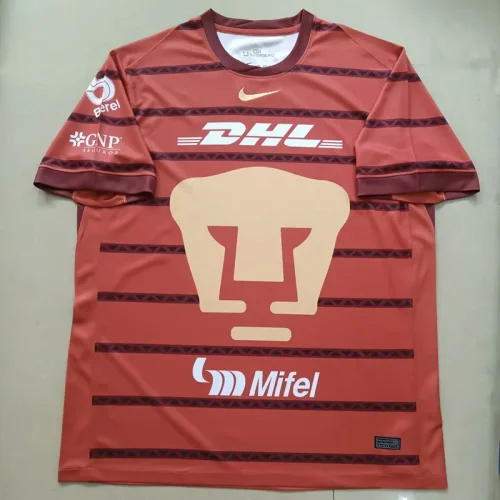 24-25 Pumas UNAM Red Goalkeeper Fans Soccer Jersey