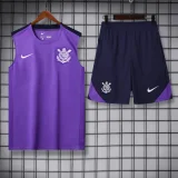 25-26 Corinthians Purple Tank top and shorts suit