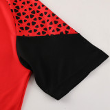 2023 PM Red Training Short Suit #PD02