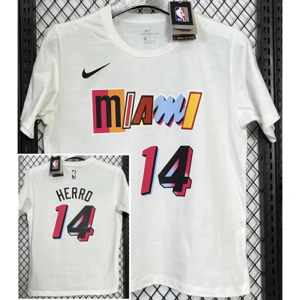 T147 HEAT HERRO #14 White High Quality Casual T-Shirt