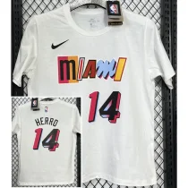 T147 HEAT HERRO #14 White High Quality Casual T-Shirt T147 HEAT HERRO #14 White High Quality Casual T-Shirt