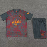 23-24 Man City Grey Red Training Short Suit
