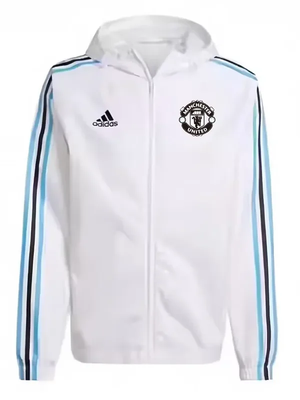 24-25 Man Utd White Windbreaker