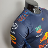 2022 Red Bull F1 Formula Royal Blue Short Sleeve Racing Suit