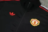 24-25 Man Utd Black Jacket TracksuitD