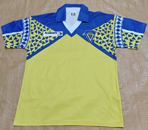 1991-1992 Cadiz Home Retro Soccer Jersey