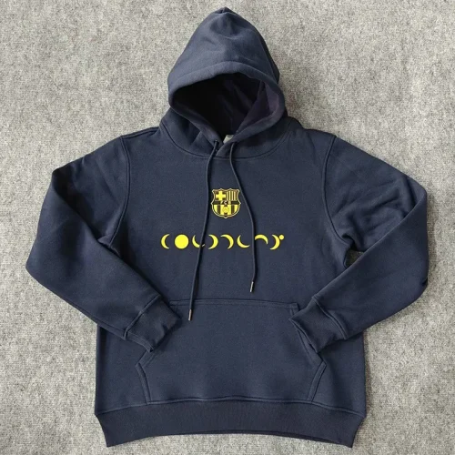 24-25 BAR Royal blue Hoody 联名(加绒)宝蓝色