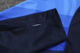 2022 Napoli Dark blue Kids Half Pull Tracksuit (童装) (半拉链)