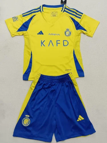 24-25 AL-Nassr Home Kids Soccer Jersey