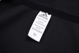 23-24 Sao Paulo Black Half Pull Tracksuit (半拉链) #B654