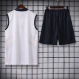 23-24 RMA Casual Classic White Tank top and shorts suit