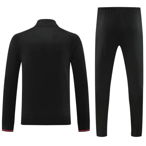 2024 JOM Red Black Half Pull Tracksuit #811(半拉链)