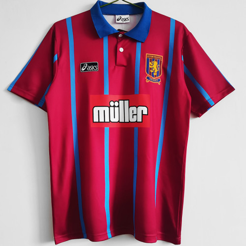 1993-1995 Aston Villa Home Retro Soccer Jersey