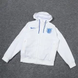 24-25 England White Windbreaker
