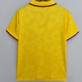 1995-1996 ACM Away Yellow Retro Soccer Jersey