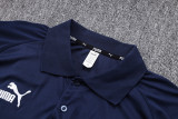 23-24 Marseille Royal Blue Polo Tracksuit #C990