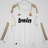 2011-2012 RMA Home Long Sleeve Retro Soccer Jersey (长袖)