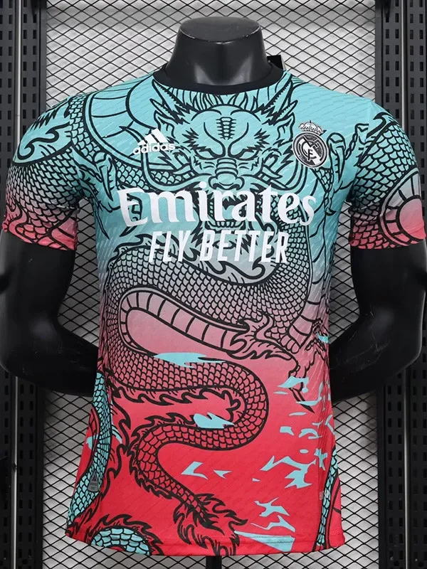 24-25 RMA Blue Red Special Edition Player Version Soccer Jersey #