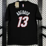 T143 HEAT ADEBAYO #13 Black High Quality Casual T-Shirt
