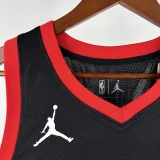 23-24 Rockets WAGNER #28 Black Top Quality Hot Pressing NBA Jersey (Trapeze Edition)飞人版