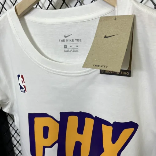 T110 SUNS PHX White High Quality Casual T-Shirt