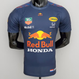 2022 Red Bull F1 Formula Royal Blue Short Sleeve Racing Suit