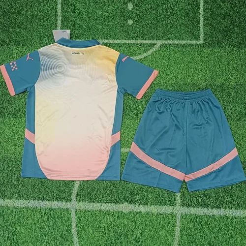 24-25 Man City Special Edition Kids Soccer Jersey