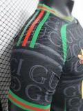 24-25 RMA Black Green Special Edition Player Version Soccer Jersey